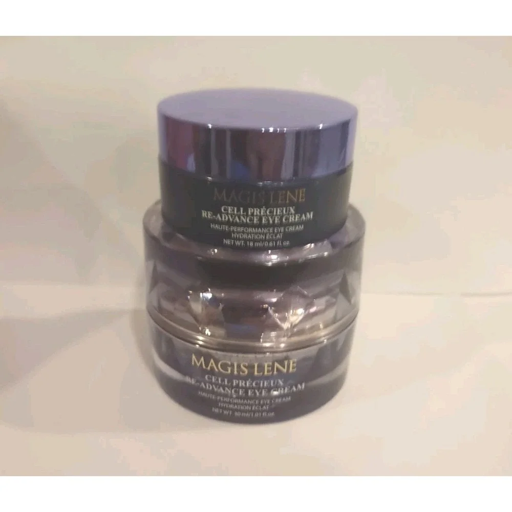 Magis Lene Cell Precieux Re-Advance Eye Cream 2 Pc Set 1.01oz + .61oz New no box